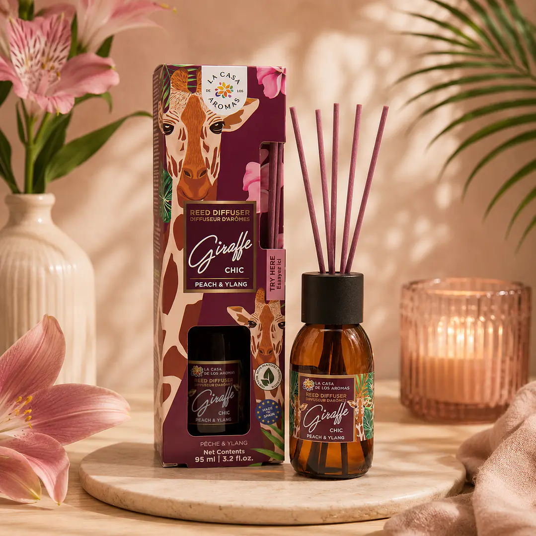 MIKADO AMBIENTADOR GIRAFFE CHIC 95ML CASA DE LOS AROMAS 1