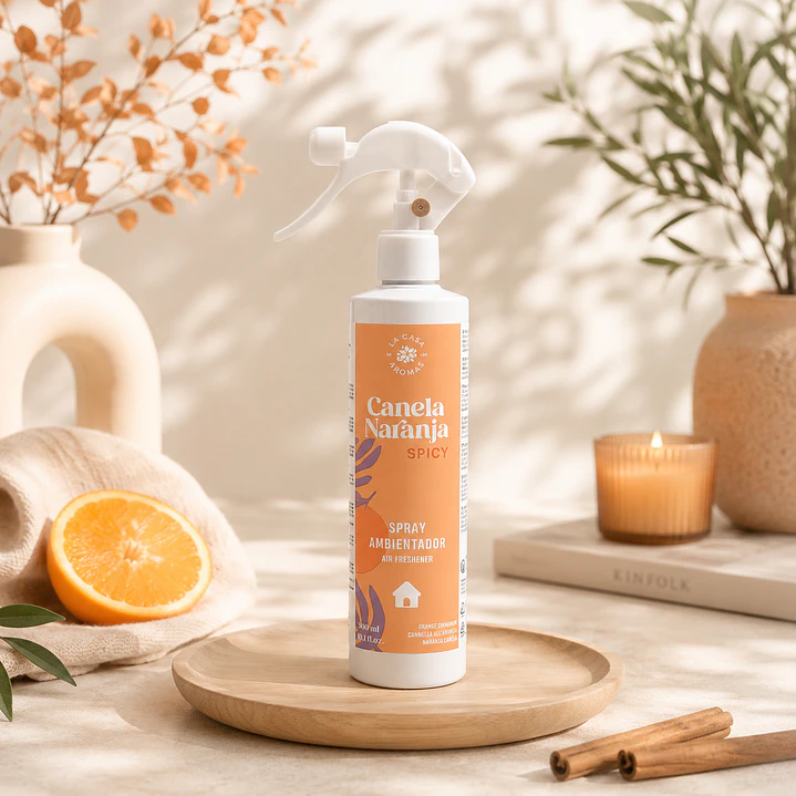 AMBIENTADOR SPRAY HOGAR CANELA NARANJA 300ML 1