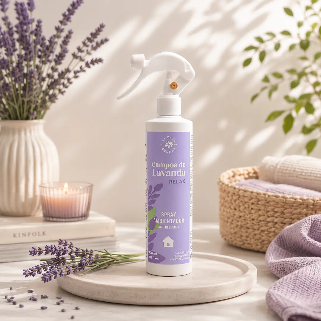 AMBIENTADOR SPRAY HOGAR CAMPOS DE LAVANDA 300ML 1