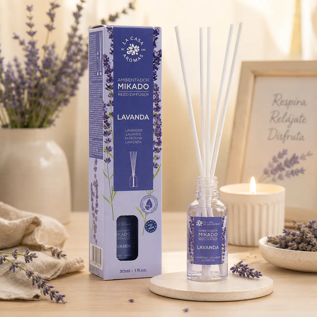 AMBIENTADOR MIKADO LAVANDA CASA DE LOS AROMAS 30ML 1