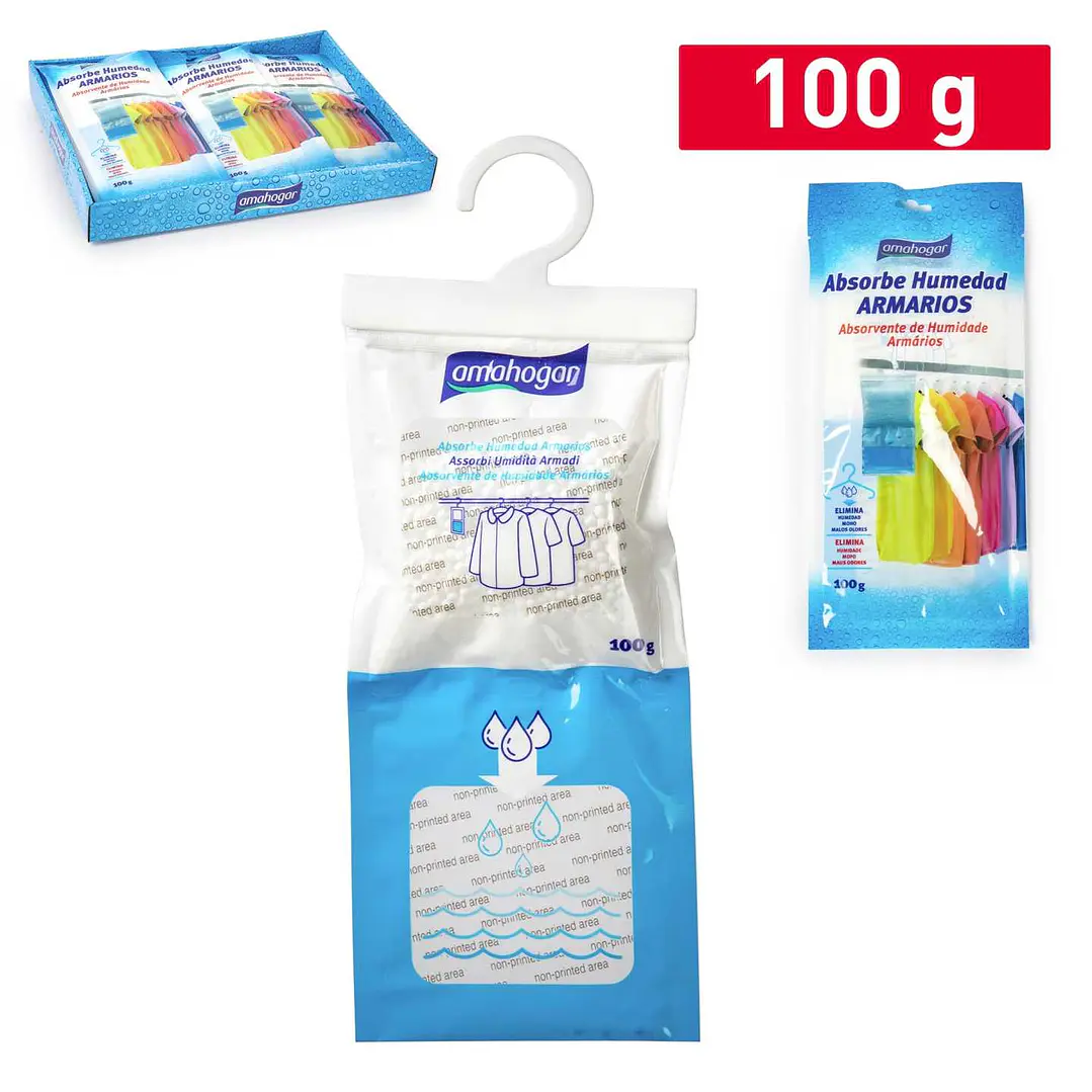 ABSORBE HUMEDAD ARMARIOS 100GR 2