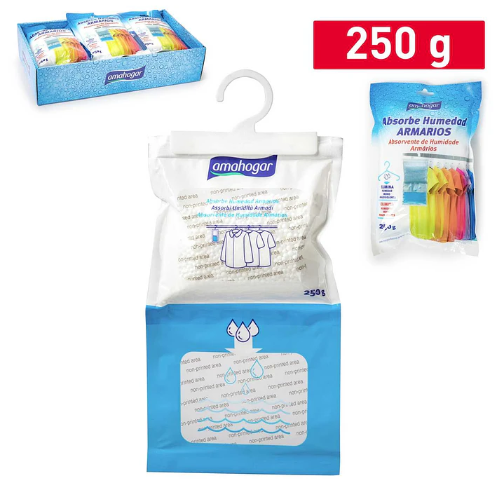  ABSORBE HUMEDAD ARMARIOS 250GR 2