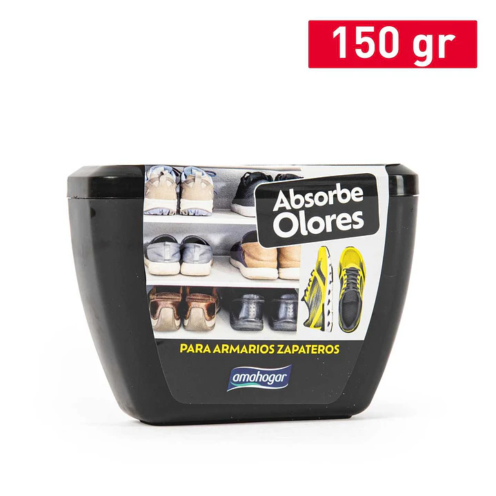  ABSORBE OLORES PARA ARMARIOS ZAPATEROS 150GR 2