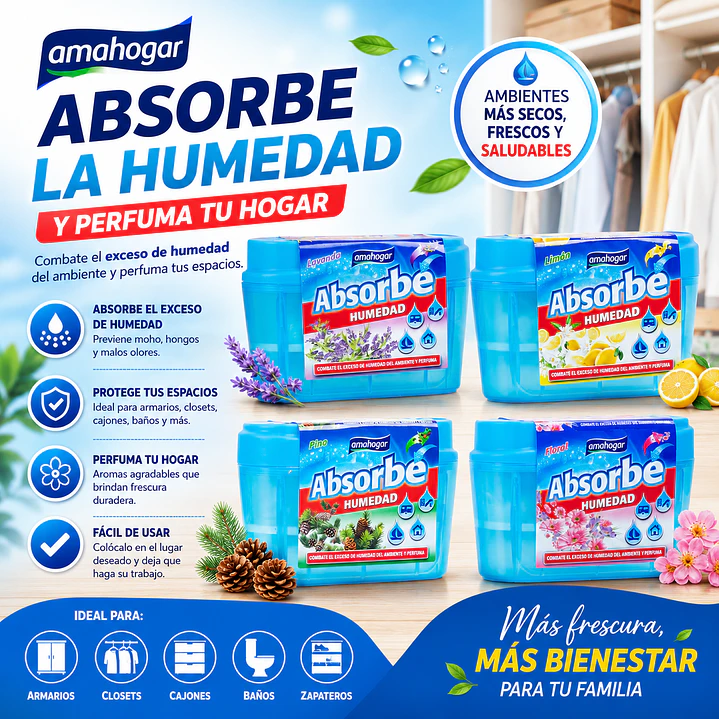 ABSORBE HUMEDAD PERFUMADO 40GR 1
