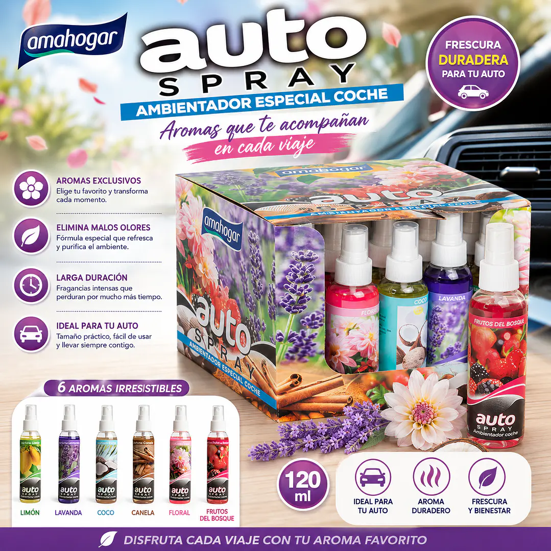 AUTO SPRAY ESPECIAL COCHE 120 ML 1