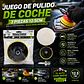JUEGO DE PULIDO DE COCHE DE 3 PIEZAS 12,5 CM - Miniatura 1