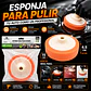 ESPONJA PARA PULIR COCHES 15CM - Miniatura 1