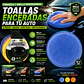 JUEGO DE TOALLAS ENCERADAS DE 4 PIEZAS - Miniatura 1