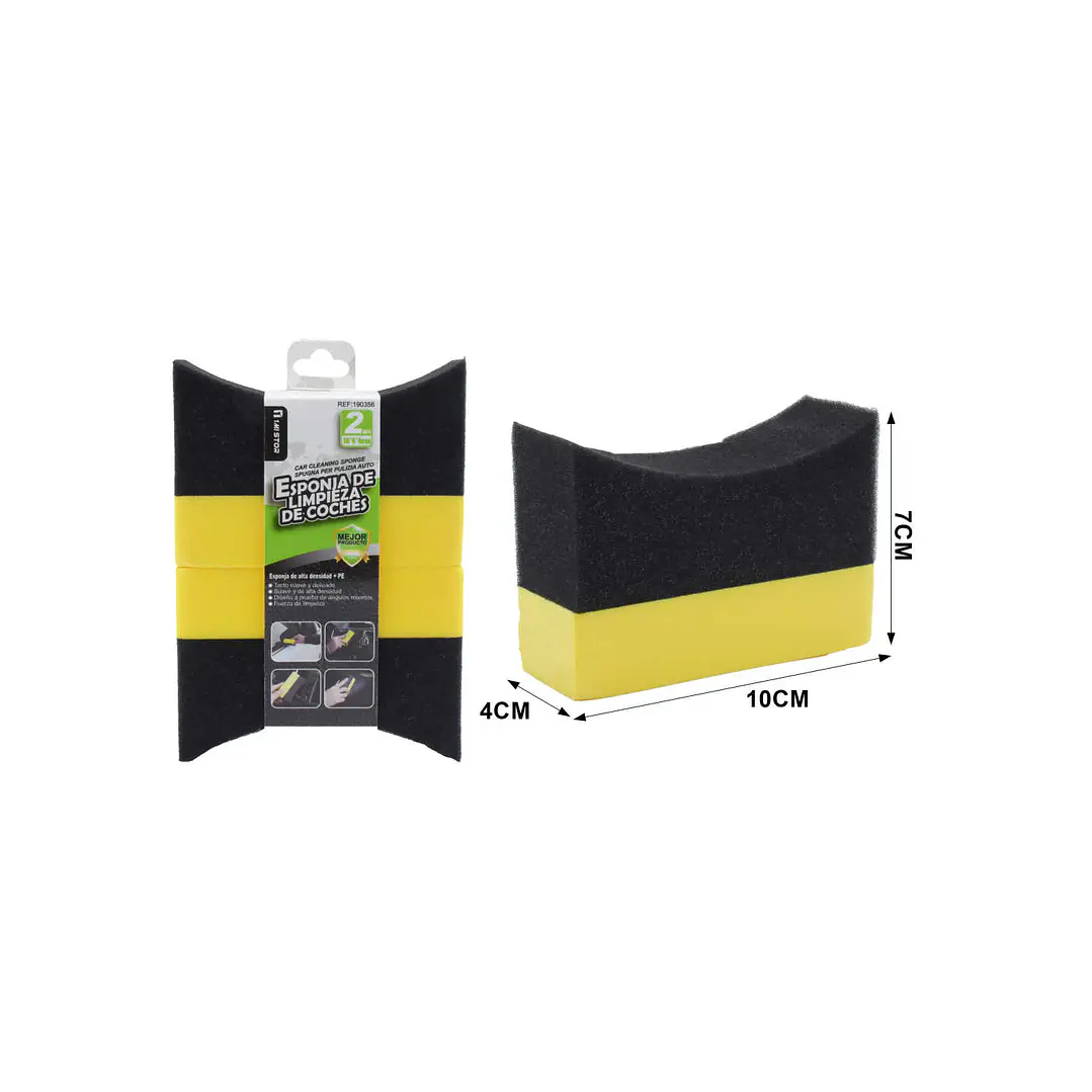 ESPONJA DE LIMPIEZA DE COCHES 2PCS 2