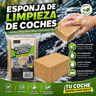 ESPONJA DE LIMPIEZA DE COCHES 