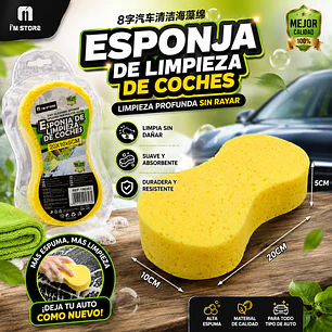 ESPONJA DE LIMPIEZA DE COCHES