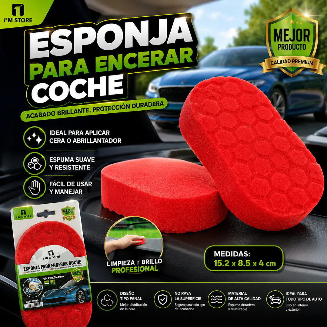 ESPONJA PARA ENCERAR AUTO 1