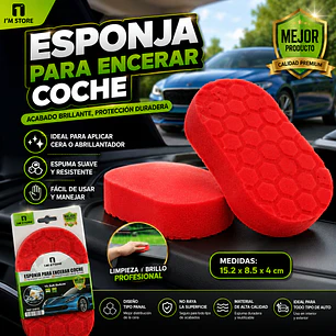 ESPONJA PARA ENCERAR AUTO