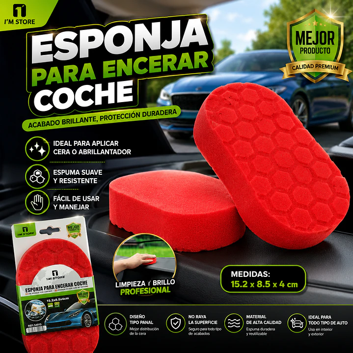 ESPONJA PARA ENCERAR AUTO 1