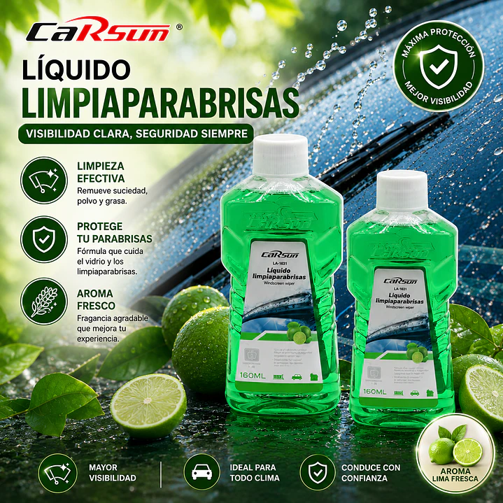 LÍQUIDO LIMPIAPARABRISAS  160cl 1