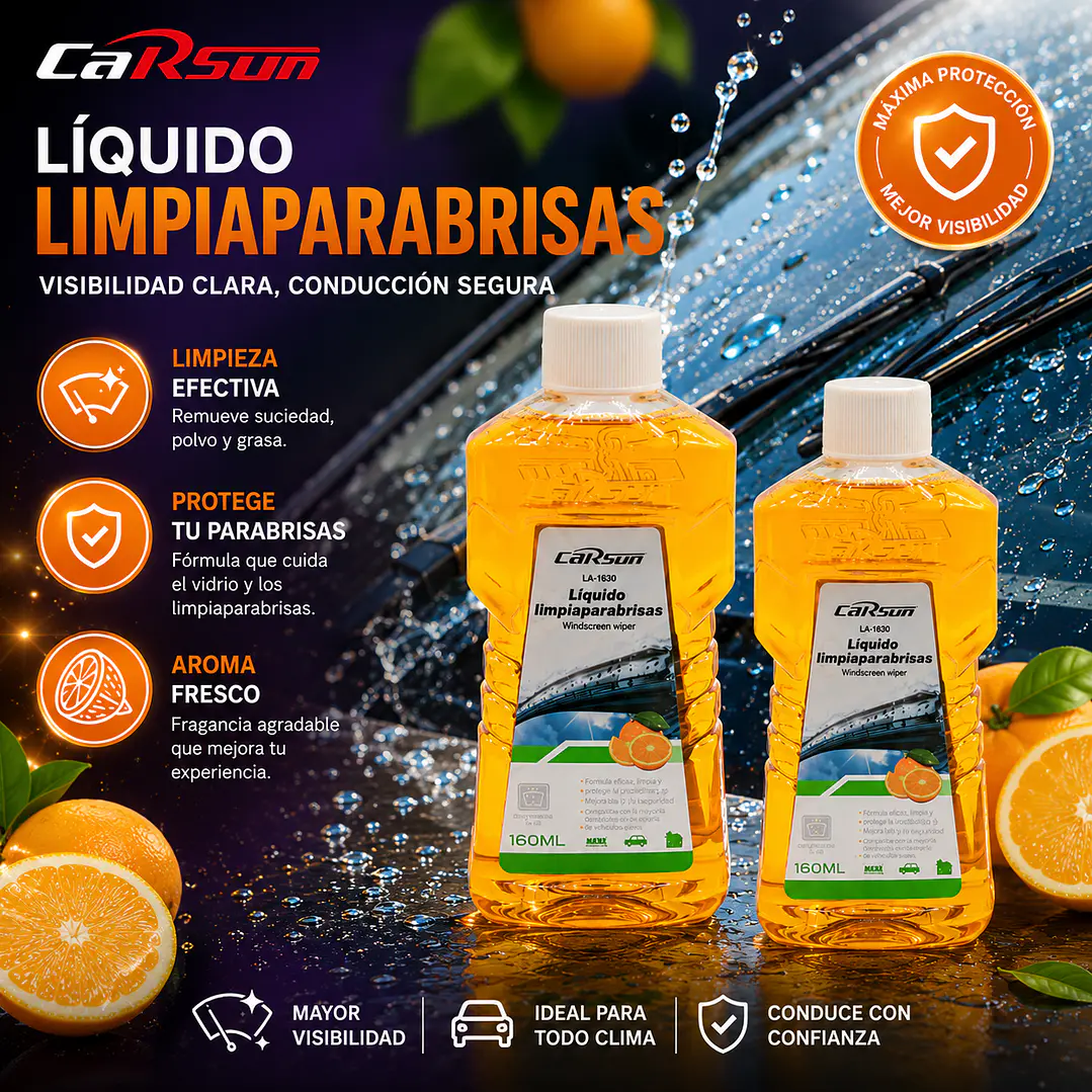 LÍQUIDO LIMPIAPARABRISAS  160cl 2
