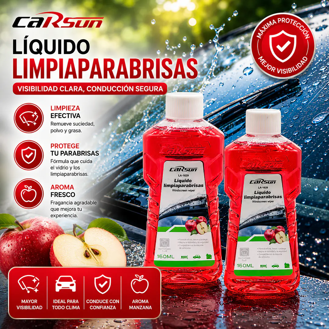 LÍQUIDO LIMPIAPARABRISAS  160cl 3