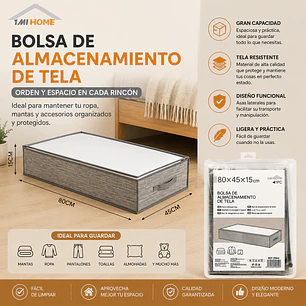 BOLSA DE ALMACENAMIENTO DE TELA 80CM