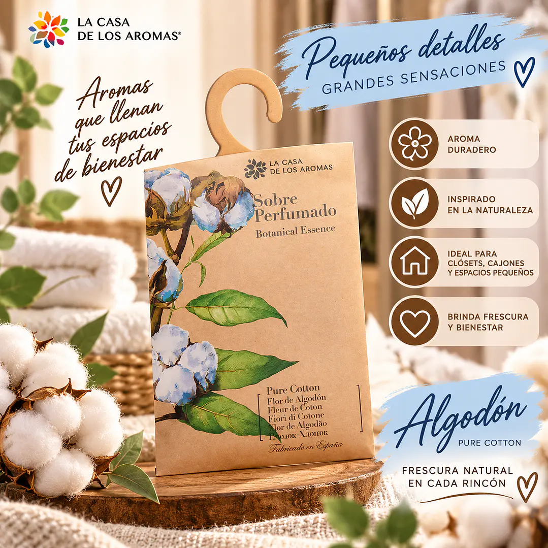 SOBRE PERFUMADO PURE COTTON BOTANICAL 100ML 1