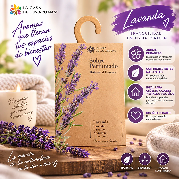SOBRE PERFUMADO LAVANDA BOTANICAL 100ML 1