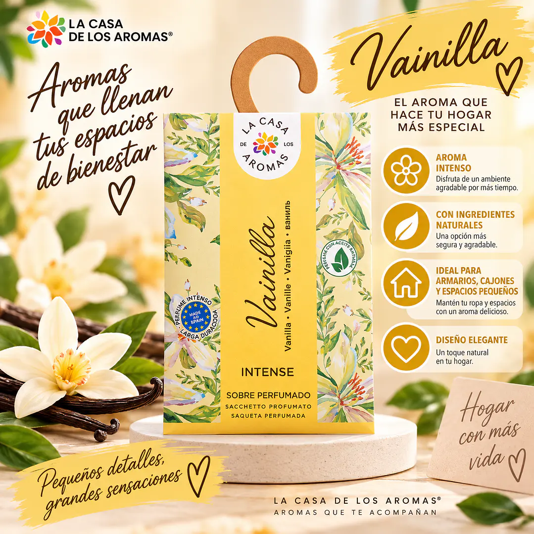 SOBRE AROMATICO VAINILLA 100ML 1