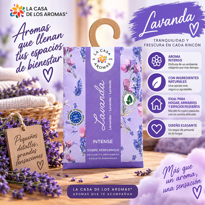 SOBRE AROMATICO LAVANDA 100ML 1