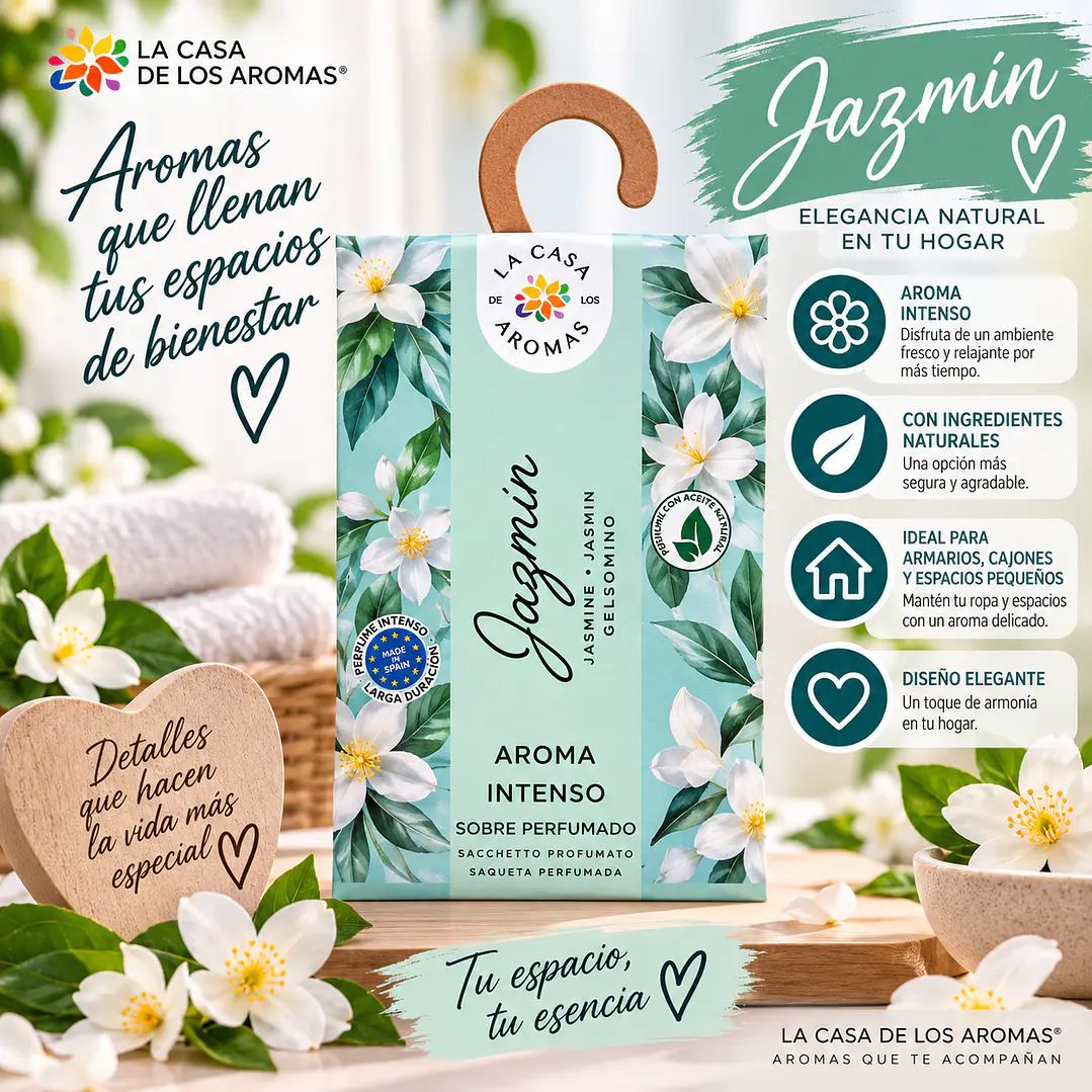 SOBRE AROMATICO JAZMÍN 100ML 1