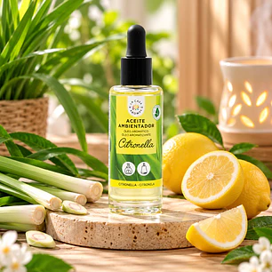 ACEITE ESENCIAL CITRONELLA 48ML, AMBIENTADOR