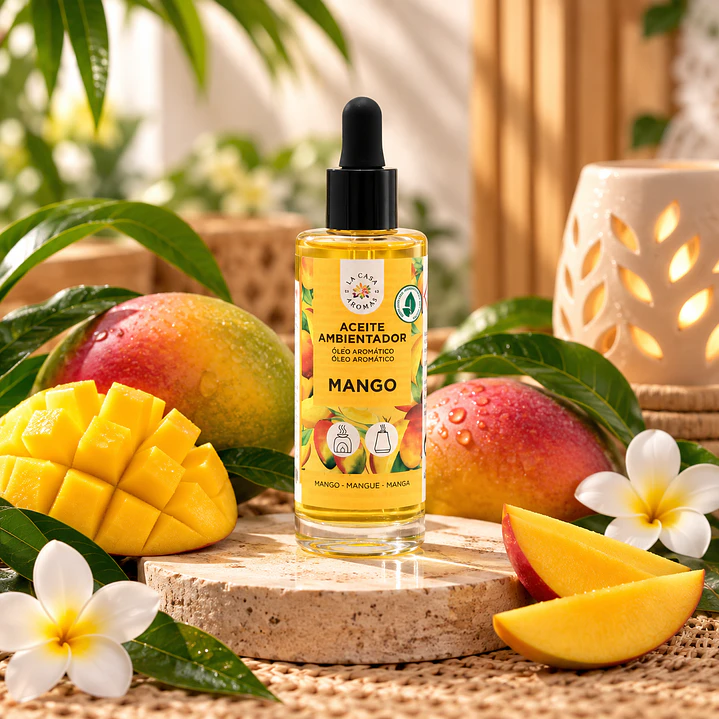 ACEITE ESENCIAL MANGO 48ML, AMBIENTADOR 1