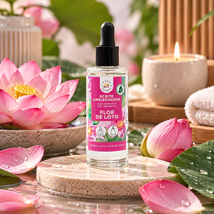 ACEITE ESENCIAL FLOR DE LOTO 48ML, AMBIENTADOR