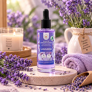 ACEITE ESENCIAL LAVANDA 48ML, AMBIENTADOR