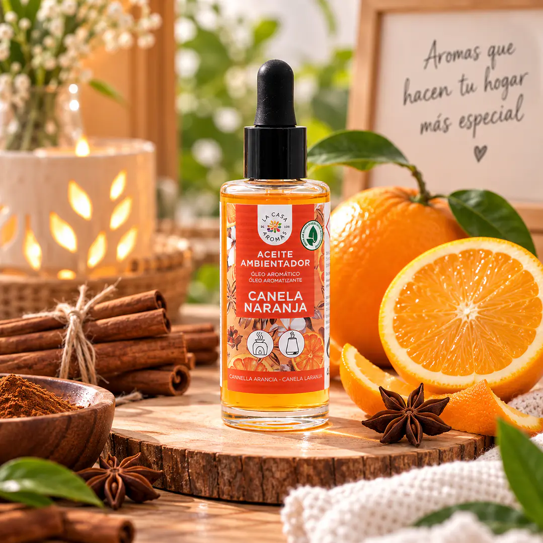 ACEITE ESENCIAL CANELA NARANJA 48ML, AMBIENTADOR 1