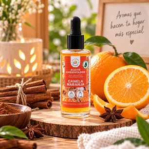 ACEITE ESENCIAL CANELA NARANJA 48ML, AMBIENTADOR