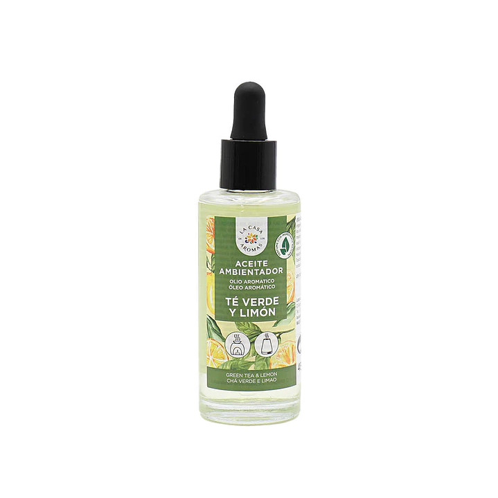 ACEITE ESENCIAL TE VERDE Y LIMON 48ML, AMBIENTADOR 2