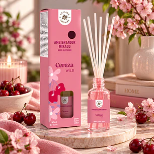 AMBIENTADOR MIKADO CEREZA 50ML WILD