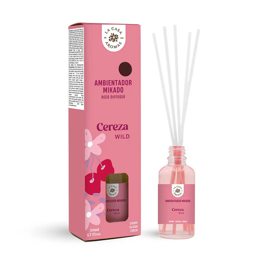AMBIENTADOR MIKADO CEREZA 50ML WILD 2