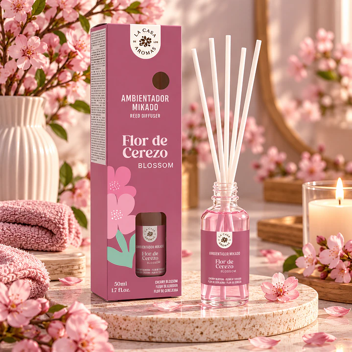 AMBIENTADOR MIKADO FLOR DE CEREZO 50ML BLOSSOM 1