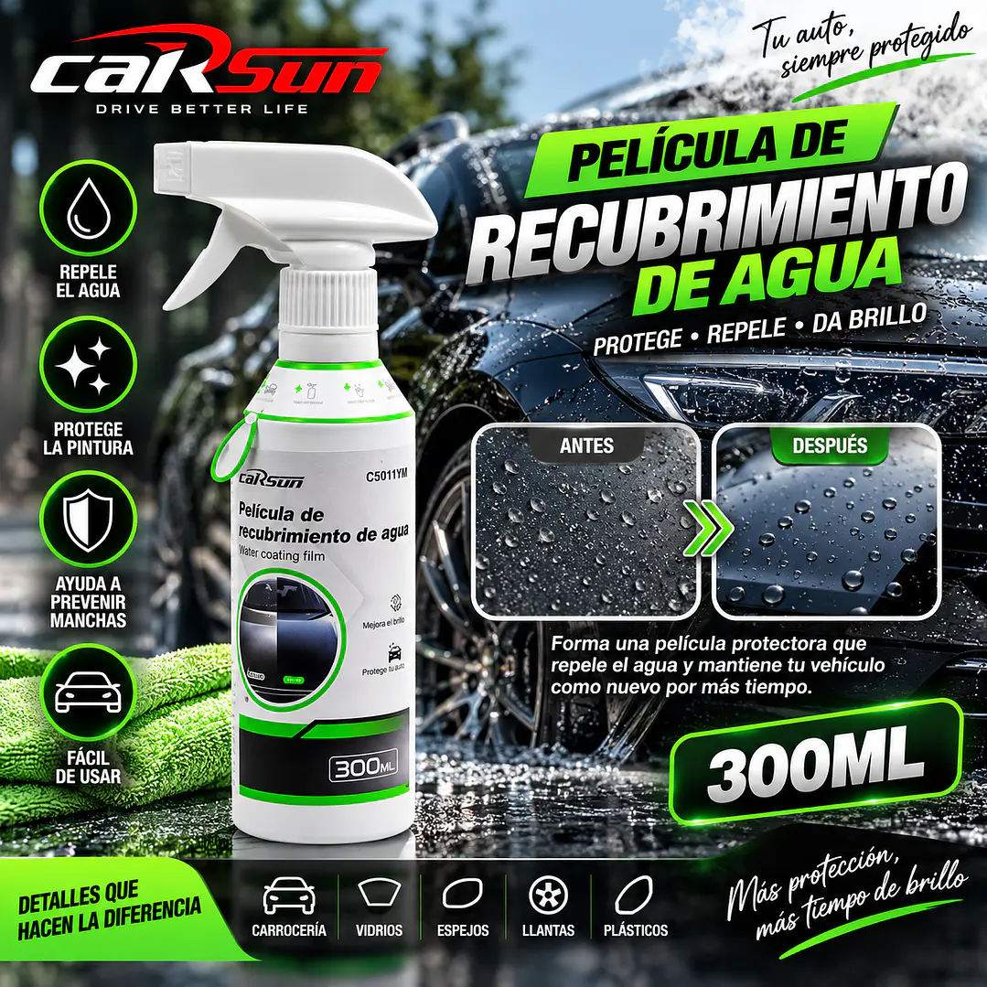 PELÍCULA DE RECUBRIMIENTO DE AGUA 300ML 1