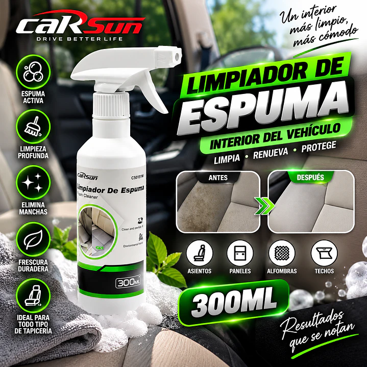 LIMPIADOR DE ESPUMA 300ML 1