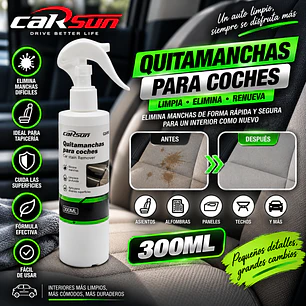 QUITAMANCHAS PARA COCHES 300ML