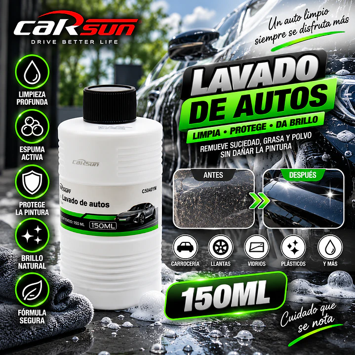 LAVADO DE AUTOS 150ML 1