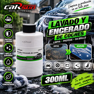 LAVADO Y ENCERADO DE COCHES 300ML 