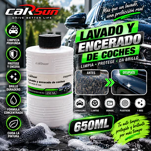 LAVADO Y ENCERADO DE COCHES 650ML
