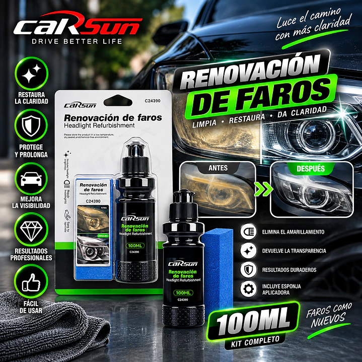 RENOVACION DE FAROS 100ML 1