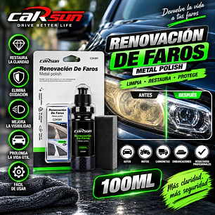 RENOVACIÓN DE FAROS METAL POLISH 100ML