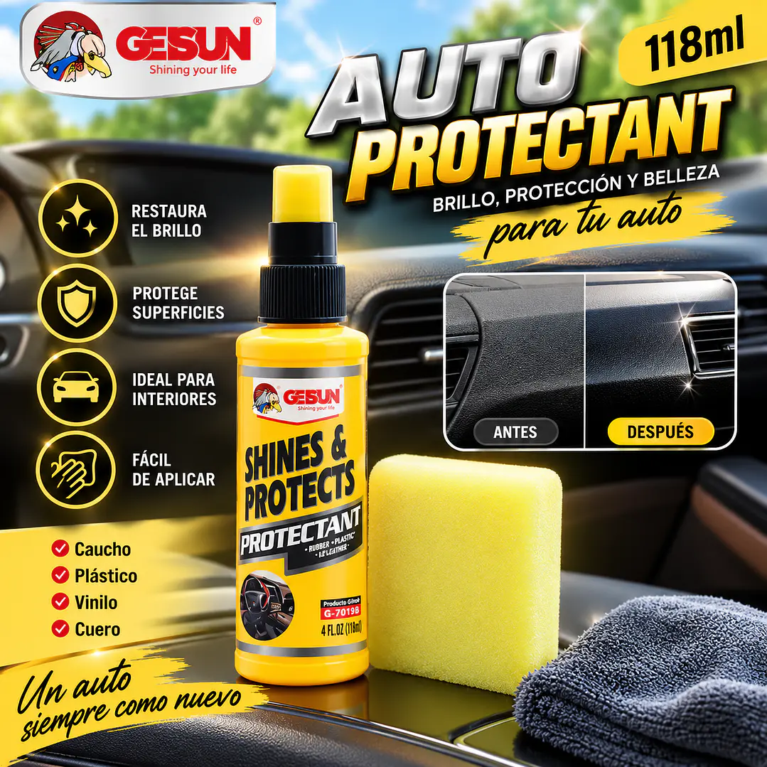 CERA PARA SALPICADERO DE COCHE 118ML 1