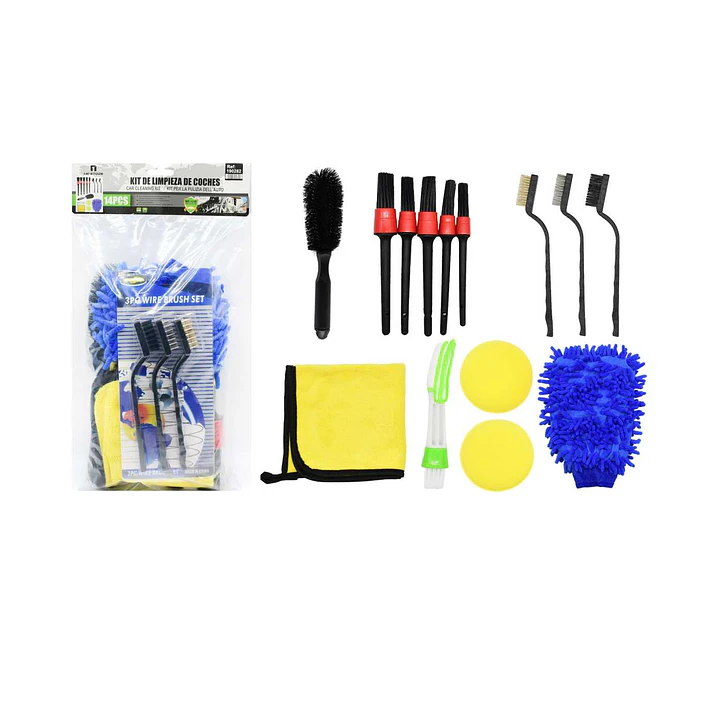 KIT DE LIMPIEZA DE COCHES 14PCS 2