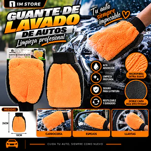 GUANTE DE LAVADO DE AUTOS 