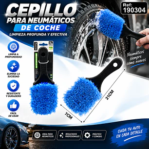 CEPILLO PARA NEUMÁTICOS DE COCHE