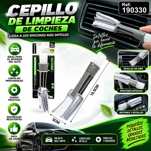 CEPILLO DE LIMPIEZA DE COCHES